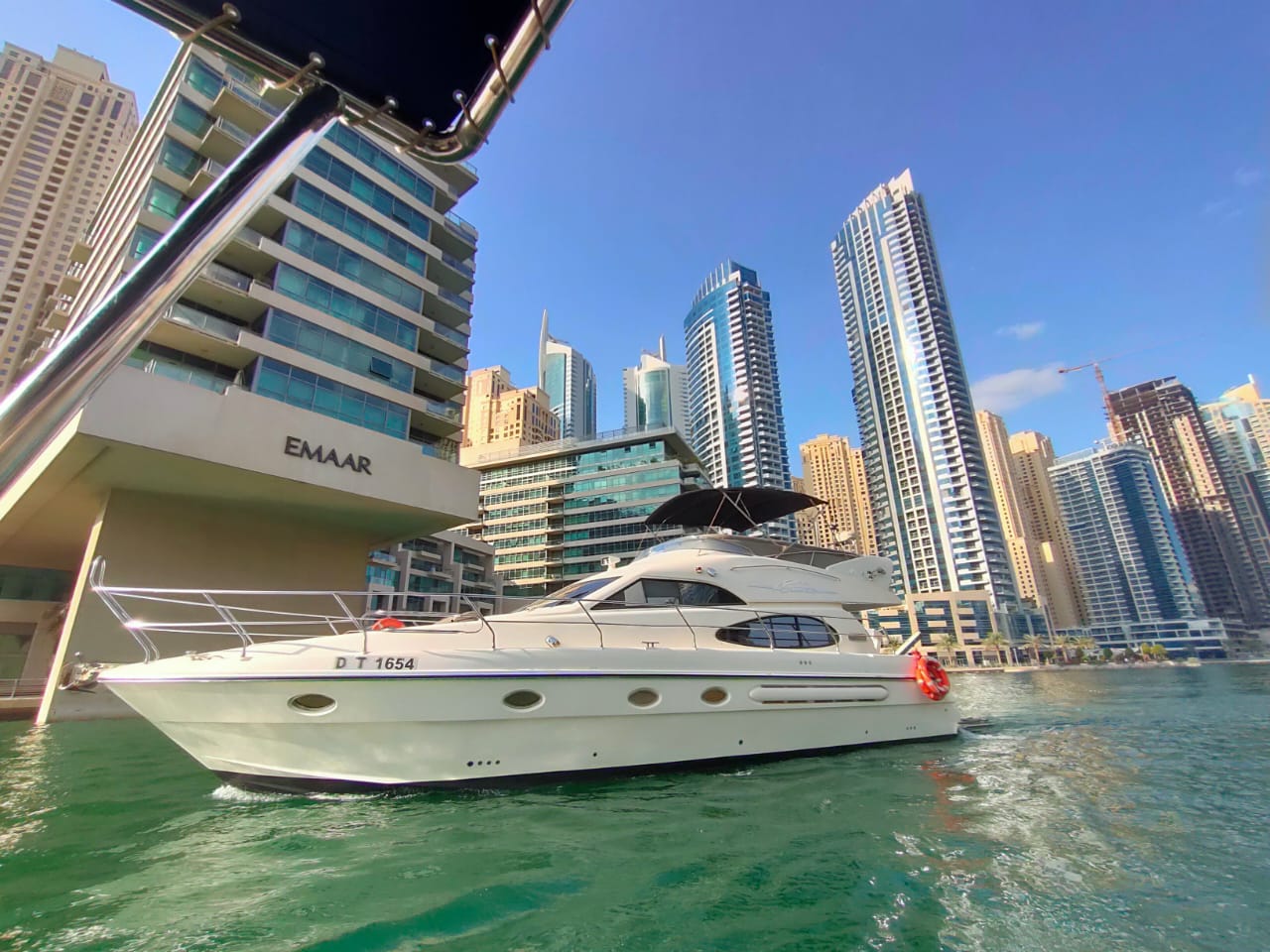 50ft yacht view from outside