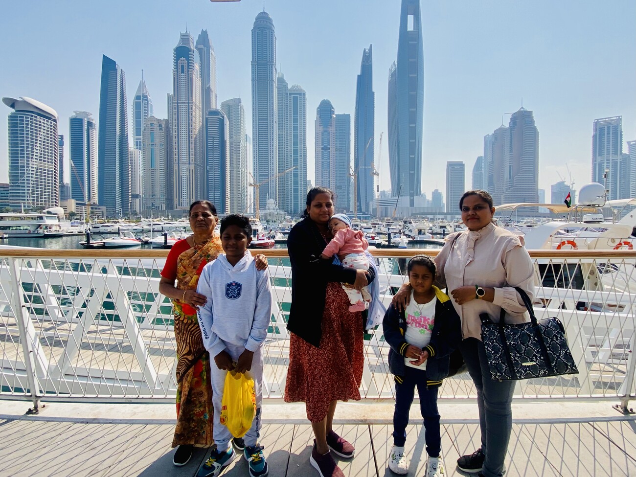 Yacht Tour Dubai Marina – Experience by Asha Boslay Asha Boslay enjoying a yacht tour in Dubai Marina with YRD Yachts
