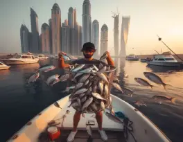 Dubai Marina fishing